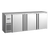 Infrico USA IMD-ERV84IISD 85.25"W Three-Section Solid Door Back Bar Cooler