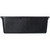 Carlisle 4401103 1 Compartment Black Comfort Curve Bus Box