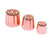 Matfer Bourgeat 340417 Cannele Mold 2-3/16" Dia. x 2-3/16"H Copper-Tin Lined