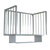 John Boos ALMBR-6W 72" Aluminum Meat Boat Rack
