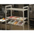 Cambro CSDBA480 Camshelving Divider Bar 23-11/32 x 1-1/2" Angled Raised Bar Speckled Grey - 4 Cases
