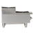 Globe GHPSU212G-NG 12" W Stainless Steel Natural Gas Countertop Hotplate - 60,000 BTU