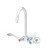 T&S Brass B-1146-02A-WH4 Workboard Faucet wall mount 4" centers 4-3/8" swivel gooseneck nozzle