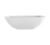 CAC China PNS-B7 24 Oz. Super White Porcelain PrinceSquare Bowl (3 Dozen Per Case)