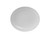 Tuxton VPH-083 Porcelain Porcelain White Oval / Oblong Platter (3 Dozen Per Case)
