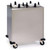Lakeside S5209 Easy-Glide 9.25" Dia. Square Stainless Steel 2-Tube Non-Heated Mobile Dish Dispenser