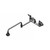 T&S Brass B-0598-CR Pot Filler Faucet wall mount mixing faucet with 8"