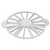 Winco PCM-1416 10" Dia. 14 & 16 Slices Polypropylene Cake Marker