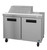 Hoshizaki SR48B-8 48" W Two-Section Two Door Reach-In Steelheart Series Sandwich Top Refrigerator