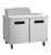 Hoshizaki SR48B-8 48" W Two-Section Two Door Reach-In Steelheart Series Sandwich Top Refrigerator