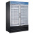 Admiral Craft USRFS-2D/54 53.25" W 2-Section 2 Glass Doors U-STAR Refrigerated Merchandiser - 4.3 Amps