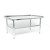 Adcraft ES-3048 48" W x 30" D Open Base with Undershelf Equipment Stand