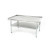 Adcraft ES-3048 48" W x 30" D Open Base with Undershelf Equipment Stand