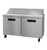 Hoshizaki SR60B-16 60" W Two-Section Two Door Reach-In Steelheart Series Sandwich Top Refrigerator