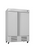 Infrico USA IRR-AN49BT 54.5" W Two-Section Solid Door Reach-In Freezer - 115 Volts