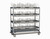 Metro MXIV6 Metromax I Sloped Basket Cart 60"W
