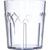 Dinex DXFT907 9 Oz. Clear SAN Plastic Fenwick Tumbler (72 Each Per Case)