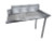 Advance Tabco DTC-S70-96R-X 95" W x 44" H x 30" D 16 Gauge Stainless Steel Legs Special Value Clean Straight Dishtable