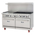 Migali C-RO6B-24GL-LP 60" Liquid Propane Competitor Series Range - 294,000 BTU