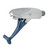T&S Brass B-1204 Glass Filler Faucet push back wall mounted volume regulator blue lean arm instant shut-off 1/2"