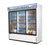 Turbo Air TGM-69R(B)-N 78" W Three-Section Sliding Glass Doors Refrigerated Merchandiser - 115 Volts