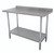 Advance Tabco FLAG-307-X 84" W x 30" D 16 Gauge 430 Stainless Steel Top Work Table