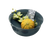 Bon Chef 9132BLKSPKLD 24 Oz. Aluminum Black Speckled Round Tulip Bowl