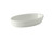 Tuxton BPK-240 24 Oz. Porcelain Porcelain White Oval / Oblong Baker (1 Dozen)