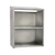 Glastender WCO30 Wall Mount Cabinet, Open Front, 30"W, Sloped Top, Wall MounTing Bracket, Stainless Steel Construction