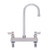 Fisher 57770 8" Centers 6" Swivel / Rigid Gooseneck Spout Deck Mount Stainless Steel Faucet