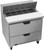 Beverage Air SPED36HC-10-2 36" W One-Section Two Drawer Sandwich Top Refrigerated Counter