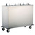 Lakeside 972 Adjust-a-Fit 12" Dia. Round Stainless Steel 3-Tube Shielded Mobile Dish Dispenser