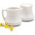 Carlisle 456302 3 Oz. SAN White Creamer Pitcher