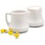 Carlisle 456302 3 Oz. SAN White Creamer Pitcher