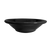 CAC China LV-11-BLK 4.75 Oz. Black Ceramic Round Las Vegas Fruit Bowl (3 Dozen Per Case)