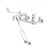 T&S Brass B-0651-06 Service Sink Faucet wall mount 8" centers
