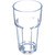 Carlisle 582207 22 Oz. Clear SAN Plastic Faceted Shape Louis Tumbler