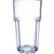 Carlisle 582207 22 Oz. Clear SAN Plastic Faceted Shape Louis Tumbler