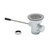 T&S Brass B-3962 Waste Valve lever handle 3"
