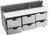 Beverage Air SPED72HC-18C-6 72" W Three-Section Six Drawer Sandwich Top Refrigerated Counter