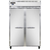Continental Refrigerator 2RSN 52" W Two-Section Solid Door Reach-In Refrigerator