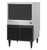 Hoshizaki KM-116BAK 130 Lbs. Stainless Steel Air-Cooled Cube Ice Maker with Bin - 115 Volts