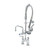 T&S Brass Mpz-4Dln-06 Mini Pre-Rinse Unit 4"