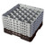 Cambro 30S958167 Camrack Glass Rack With (5) Soft Gray Extenders - 2 Cases