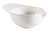 CAC China BH-5 4 Oz. Bone White Porcelain Cap Accessories Soup Bowl (3 Dozen Per Case)