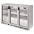 Infrico USA IMD-ERV35IIGD 53.25" W Stainless Steel Glass Door Refrigerated Back Bar Cooler - 115 Volts