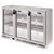 Infrico USA IMD-ERV35IIGD 53.25" W Stainless Steel Glass Door Refrigerated Back Bar Cooler - 115 Volts