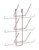 Metro BH6K4 Smartwall Bottle Drying Rack Holds (6) Bottles & Caps Metroseal Gray Epoxy-Coated Corrosion-Resistant Finish