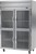 Beverage Air HR2HC-1HG 52" W Two-Section Glass Door Reach-In Horizon Series Refrigerator