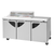 Turbo Air TST-72SD-12S-N-CL 72.63" W Three-Section Three Door Super Deluxe Sandwich/Salad Unit